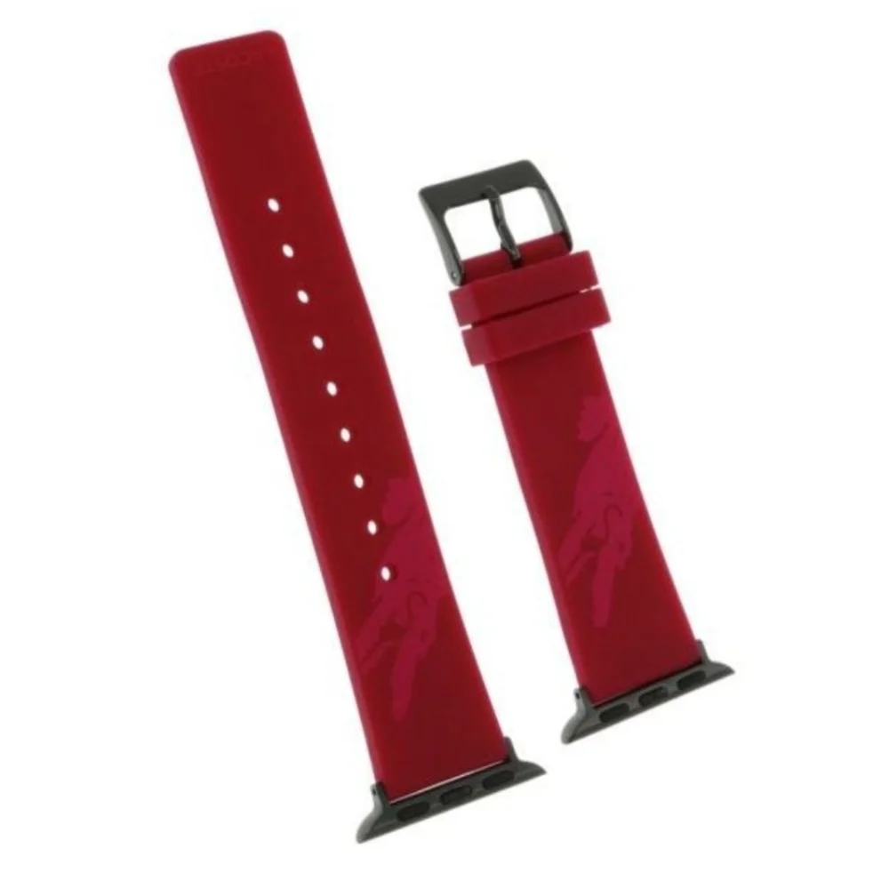 Lacoste Apple Watch Strap (38/40mm) Crocodile Print Silicone